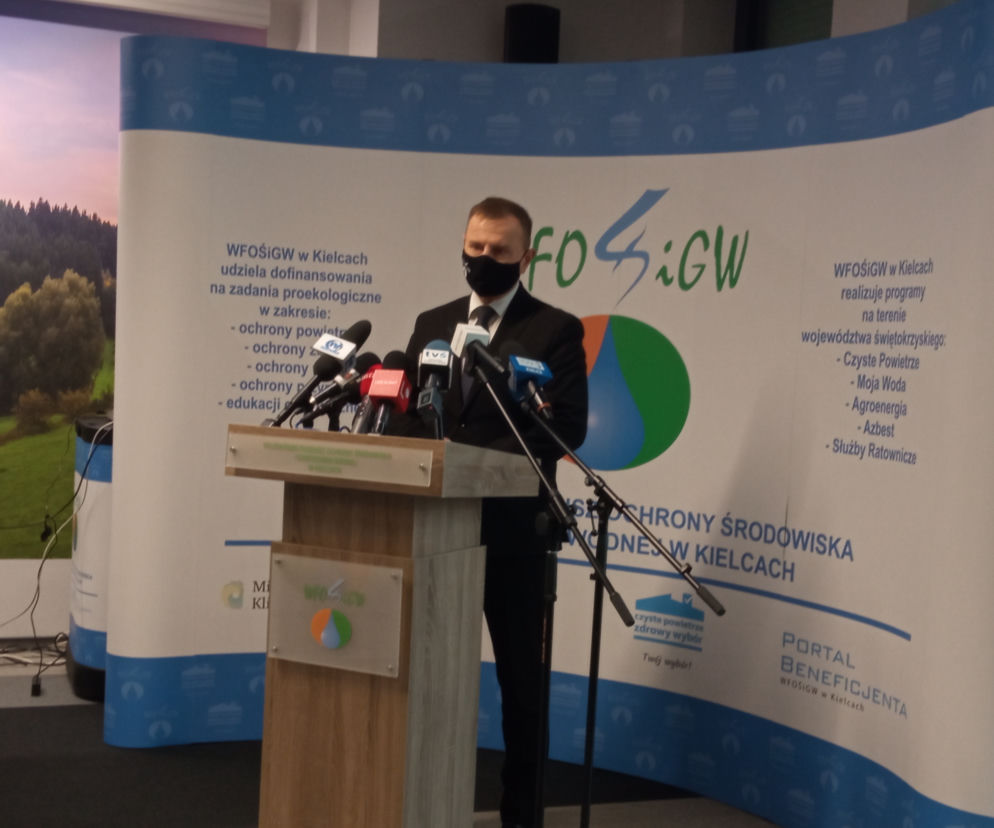 Konferencja prasowa. Wojewódzki Fundusz Ochrony Środowiska i Gospodarki Wodnej w Kielcach . Podsumowanie działalności