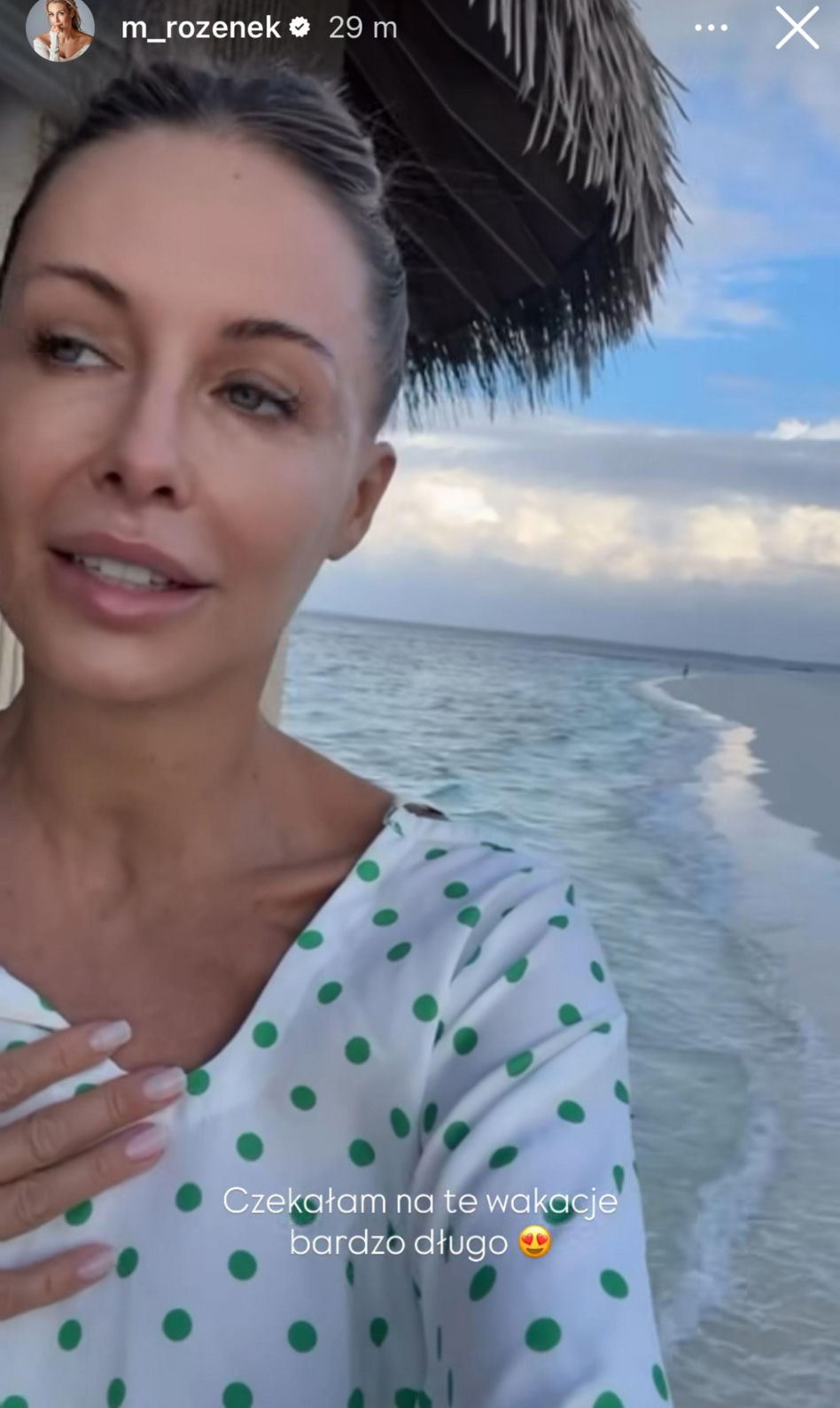 Małgorzata Rozenek i Radosław Majdan na Malediwach