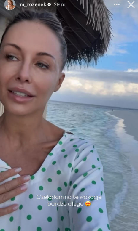 Małgorzata Rozenek i Radosław Majdan na Malediwach