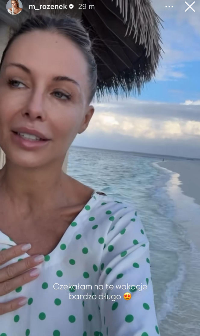 Małgorzata Rozenek i Radosław Majdan na Malediwach