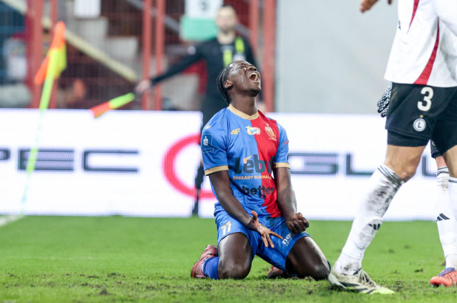 Piast Gliwice - Legia Warszawa, zdjęcia kibiców i zawodników z meczu 18. kolejki PKO BP Ekstraklasy