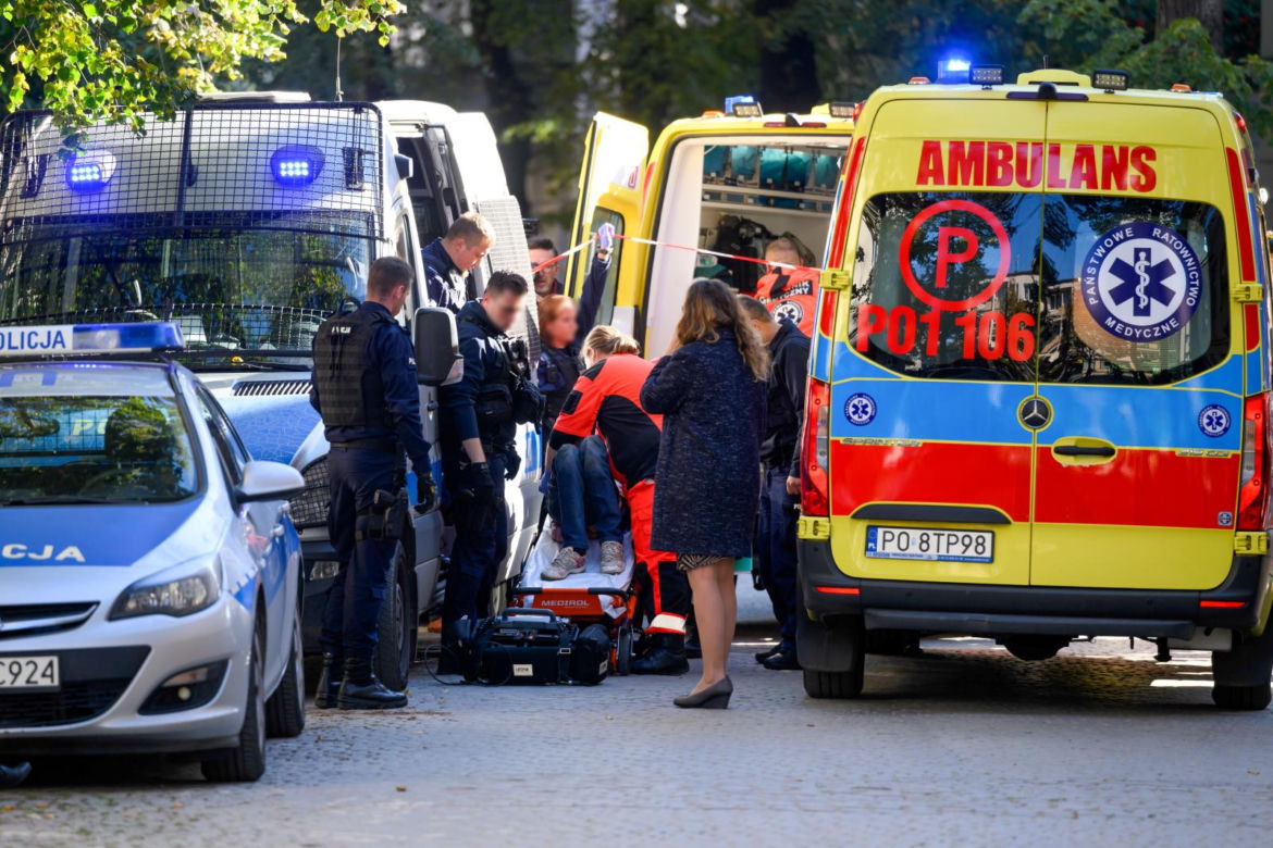 Atak nożownika na przedszkolaki w Poznaniu. 5-latek nie żyje