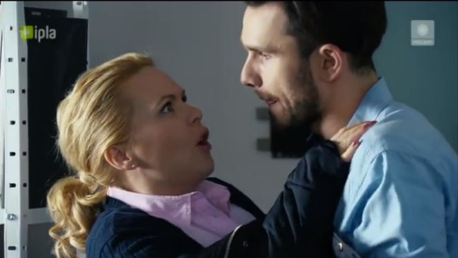 Przyjaciółki 5 sezon odc. 54. Anka (Magdalena Stużyńska), Maciek (Krzysztof Wach)