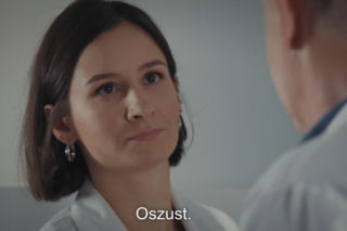M jak miłość, odcinek 1945: Agnes (Amanda Mincewicz), Artur Rogowski (Robert Moskwa)