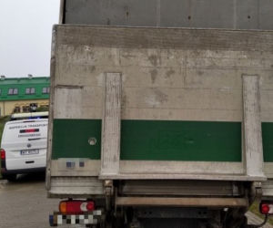Ciężarówka w fatalnym stanie wycofana z ruchu