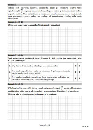 Matura fizyka 2