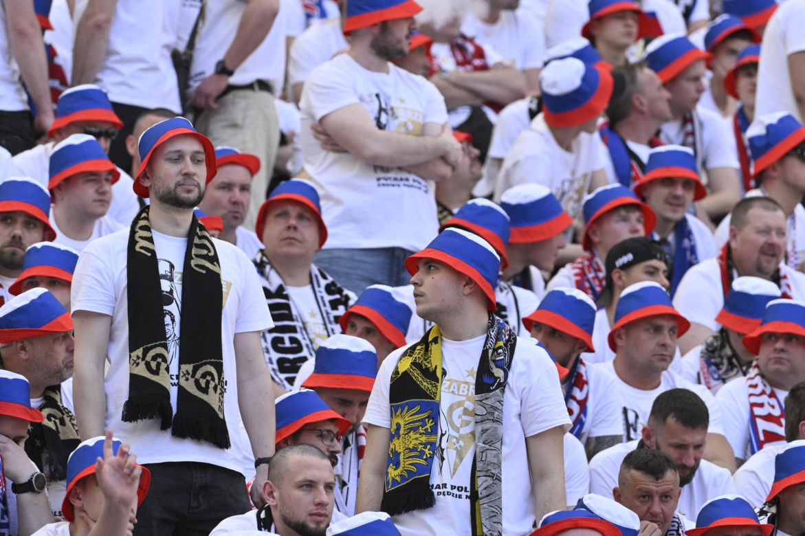 Kibice na finale Pucharu Polski: Górnik - Raków