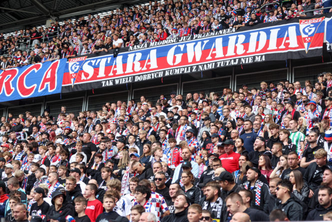 Górnik Zabrze - Lech Poznań: Zdjęcia kibiców i zawodników z meczu 8. kolejki PKO BP Ekstraklasy