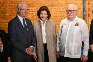 Lech Wałęsa spotkał się ze szwedzkim królem! Mam swoją teorię świata