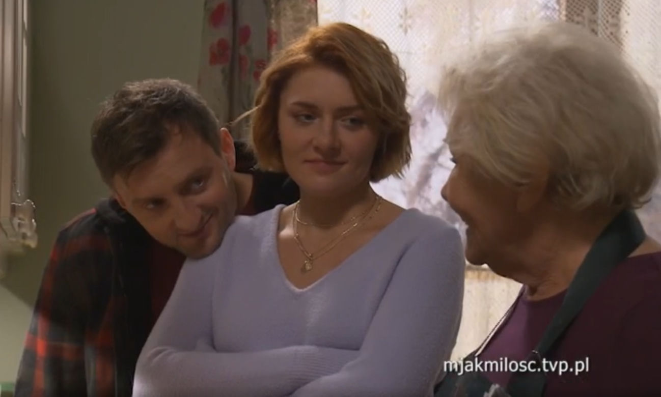 M jak miłość, odcinek 1580, Ula (Iga Krefft), Barbara (Teresa Lipowska), Bartek (Arkadiusz Smoleński)