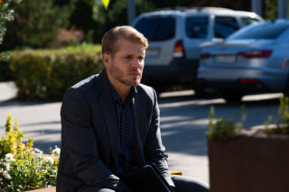 Na dobre i na złe odc. 975. Anita (Katarzyna Ankudowicz), Maks Beger (Tomasz Ciachorowski), Gloria (Aleksandra GrNa dobre i na złe odc. 975. Maks Beger (Tomasz Ciachorowski)abowska)