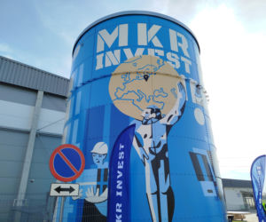 Nowy mural związany z Siedlcami powstał w Borkach Wyrkach przy A2