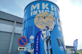 Nowy mural związany z Siedlcami powstał w Borkach Wyrkach przy A2
