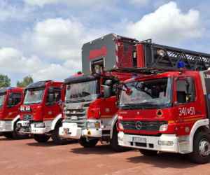 Pożar w zakładzie produkcyjnym w Szczytnikach