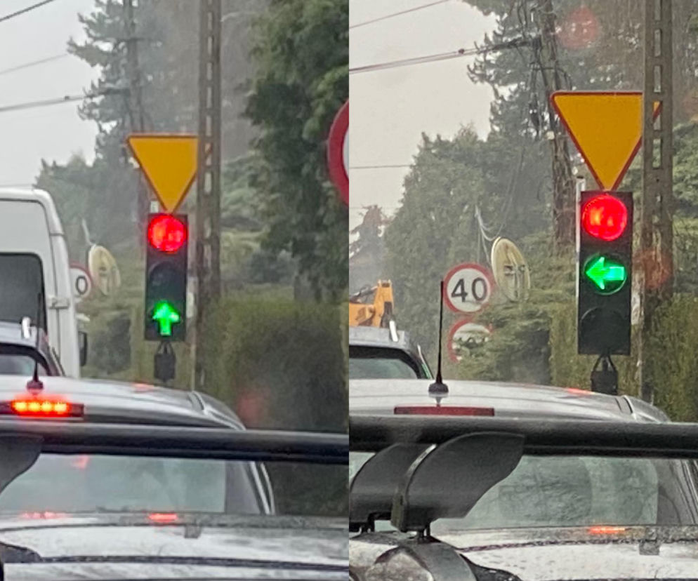 Kuriozalne skrzyżowanie pod Krakowem