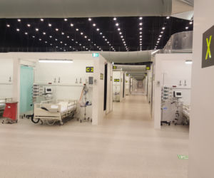 Szpital tymczasowy w Katowicach gotowy na przyjęcie pacjentów
