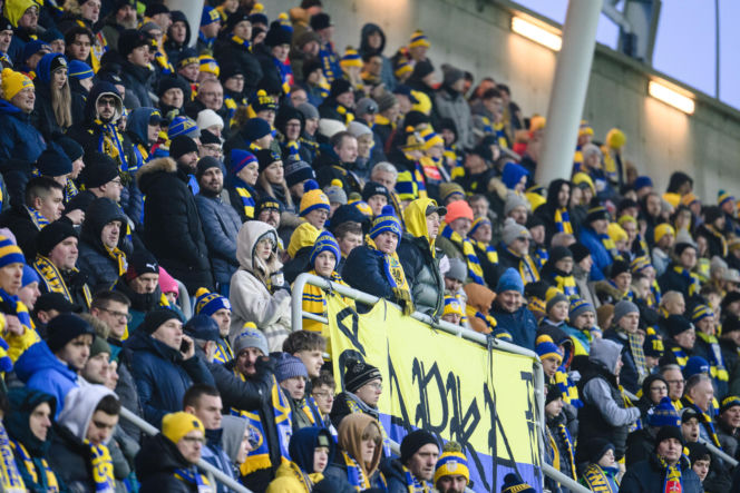 Arka Gdynia - Raków Częstochowa, zdjęcia kibiców i piłkarzy z meczu 17. kolejki PKO BP Ekstraklasy