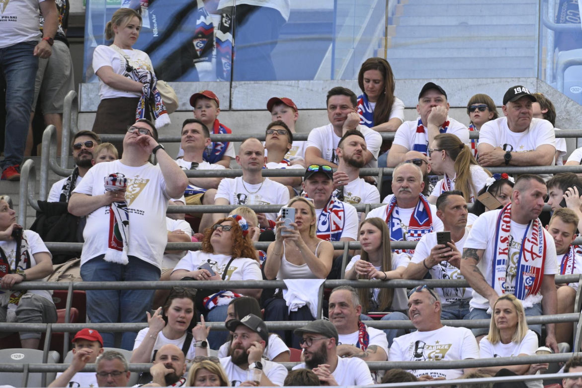 Kibice na finale Pucharu Polski: Górnik - Raków