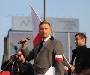 Robert Bąkiewicz na Marszu Niepodległości