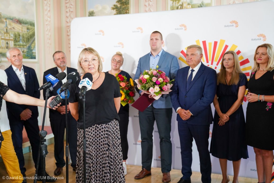 Wojciech Nowicki i Joanna Fiodorowa nagrodzeni przez prezydenta Białegostoku. Chodzi o mistrzostwo Europy [ZDJĘCIA]
