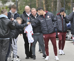 Polska - Albania. Reprezentacja Polski na spacerze