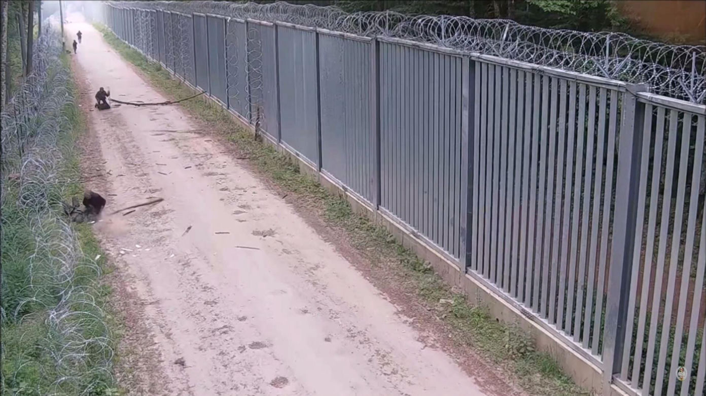 Polski żołnierzy ugodzony nożem. Brutalne starcia z migrantami na granicy polsko-białoruskiej [ZDJĘCIA].