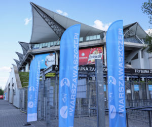 Punkt szczepień na Stadionie Legii w Warszawie