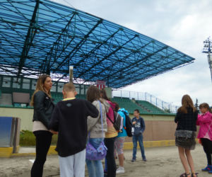 Damian Stalkowski spotkał się na stadionie Polonii z młodymi kibicami