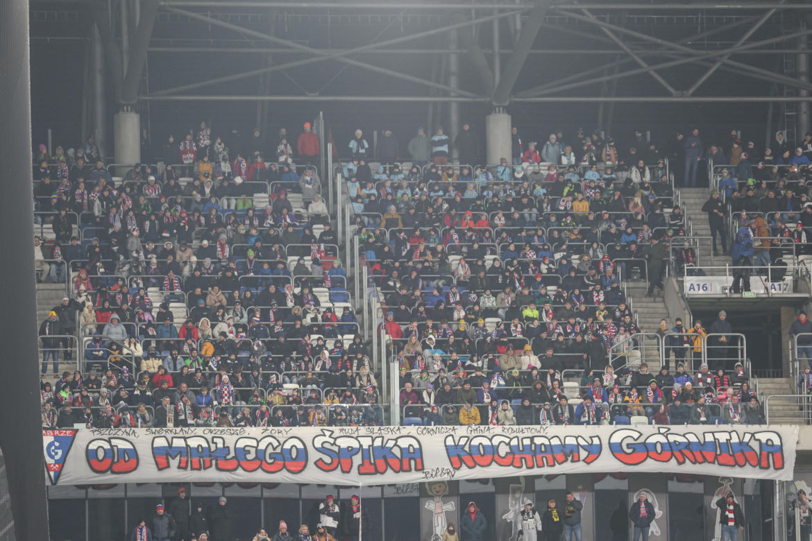 Górnik Zabrze - Wisła Płock, zdjęcia kibiców z meczu PKO BP Ekstraklasy