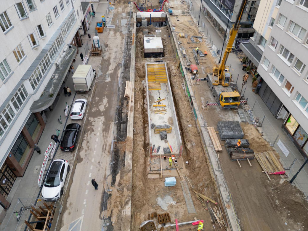 Tak postępują prace w Nowym Centrum Warszawy