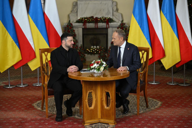 Wołodymyr Zełenski, Donald Tusk