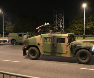 Nocna próba defilady wojskowej w Warszawie 2