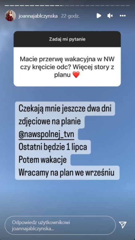 Na Wspólnej: Marta (Joanna Jabłczyńska)