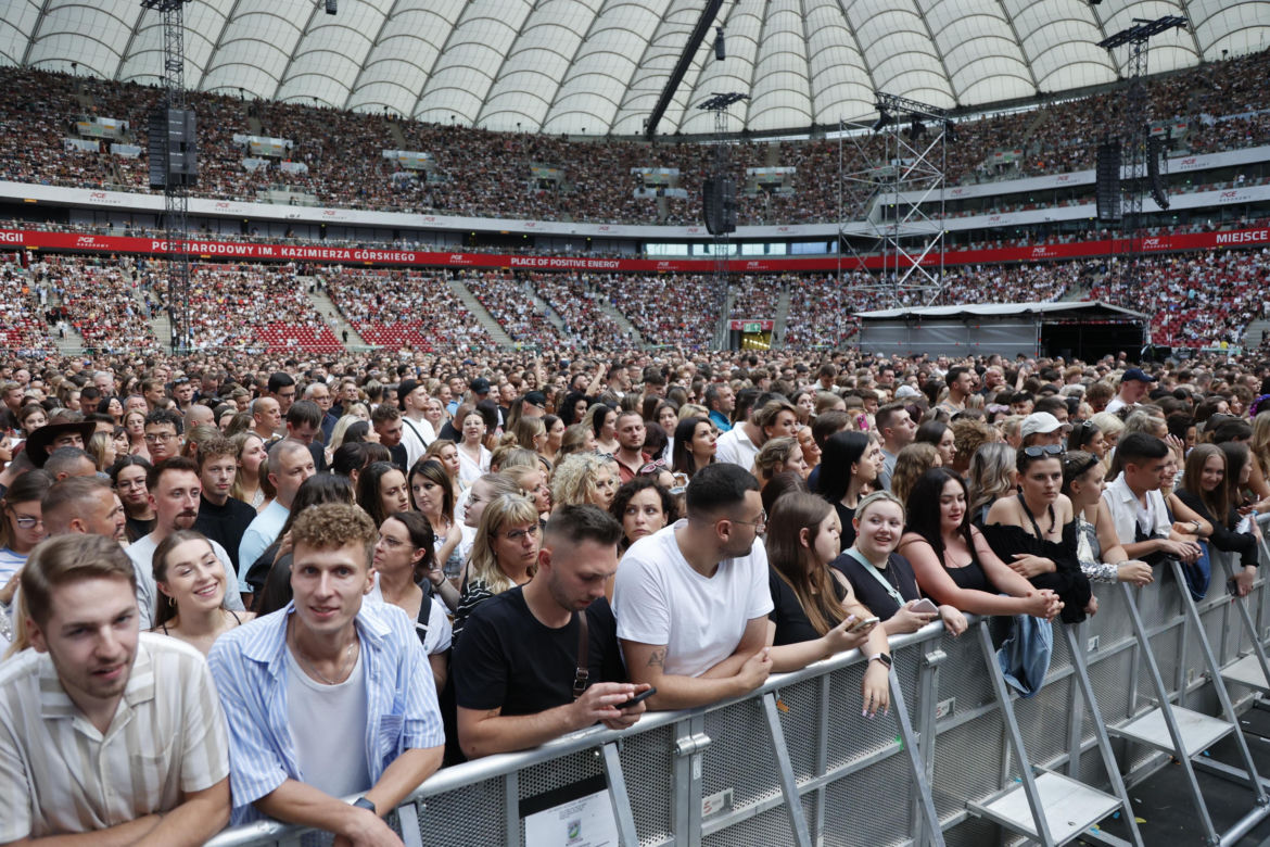 Koncert Jennifer Lopez w Warszawie (25.07.2025) - część druga. Organizatorem koncertu jest Prestige MJM
