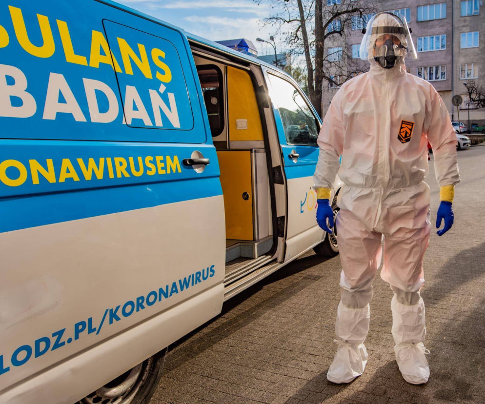 Łódź  przedłuża wynajem wymazobusa o miesiąc