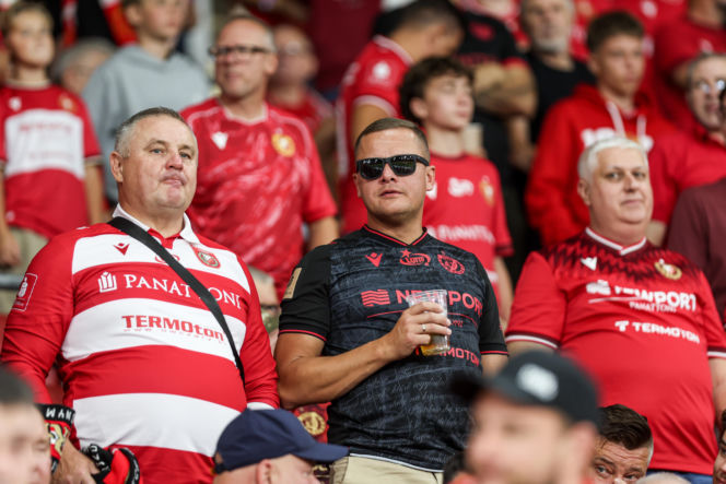 Widzew Łódź - Lech Poznań: Zdjęcia kibiców z meczu 6. kolejki PKO BP Ekstraklasy