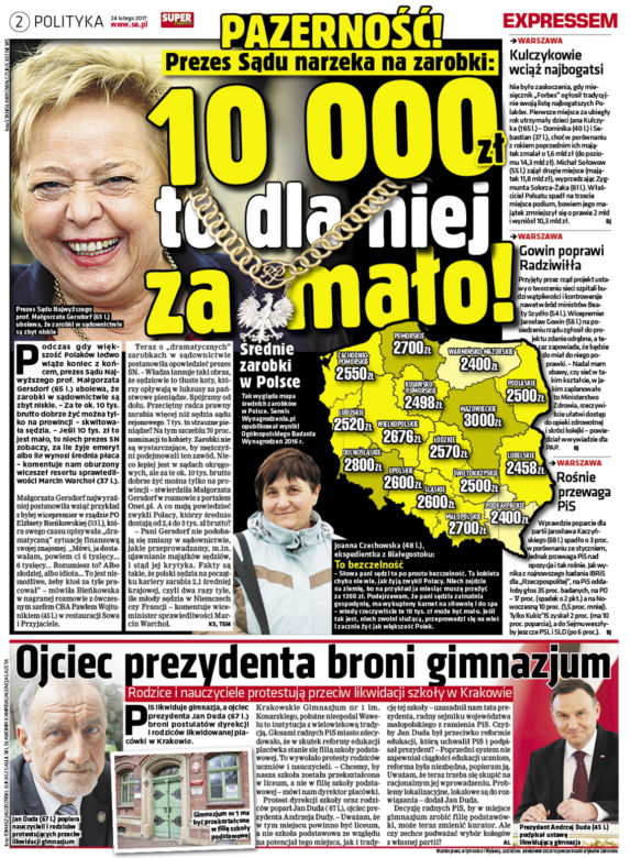Gersdorf przeprosiła za 10 tysięcy zł!