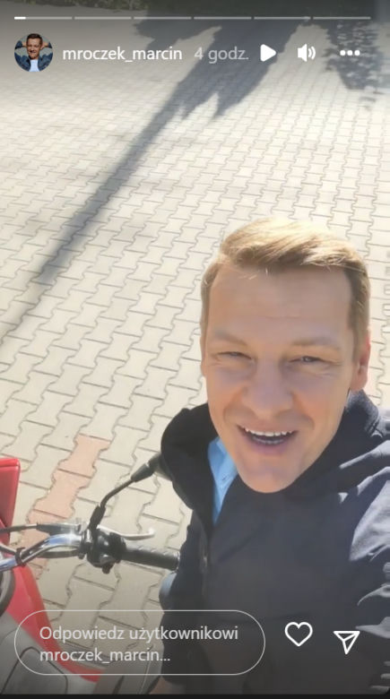 M jak miłość. Marcin Mroczek (Piotrek) na planie nowego sezonu