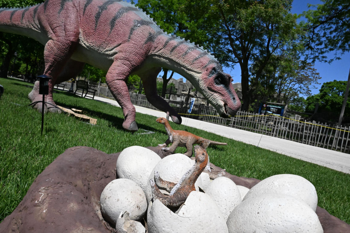 Dinozaury w Brookfield Zoo Chicago