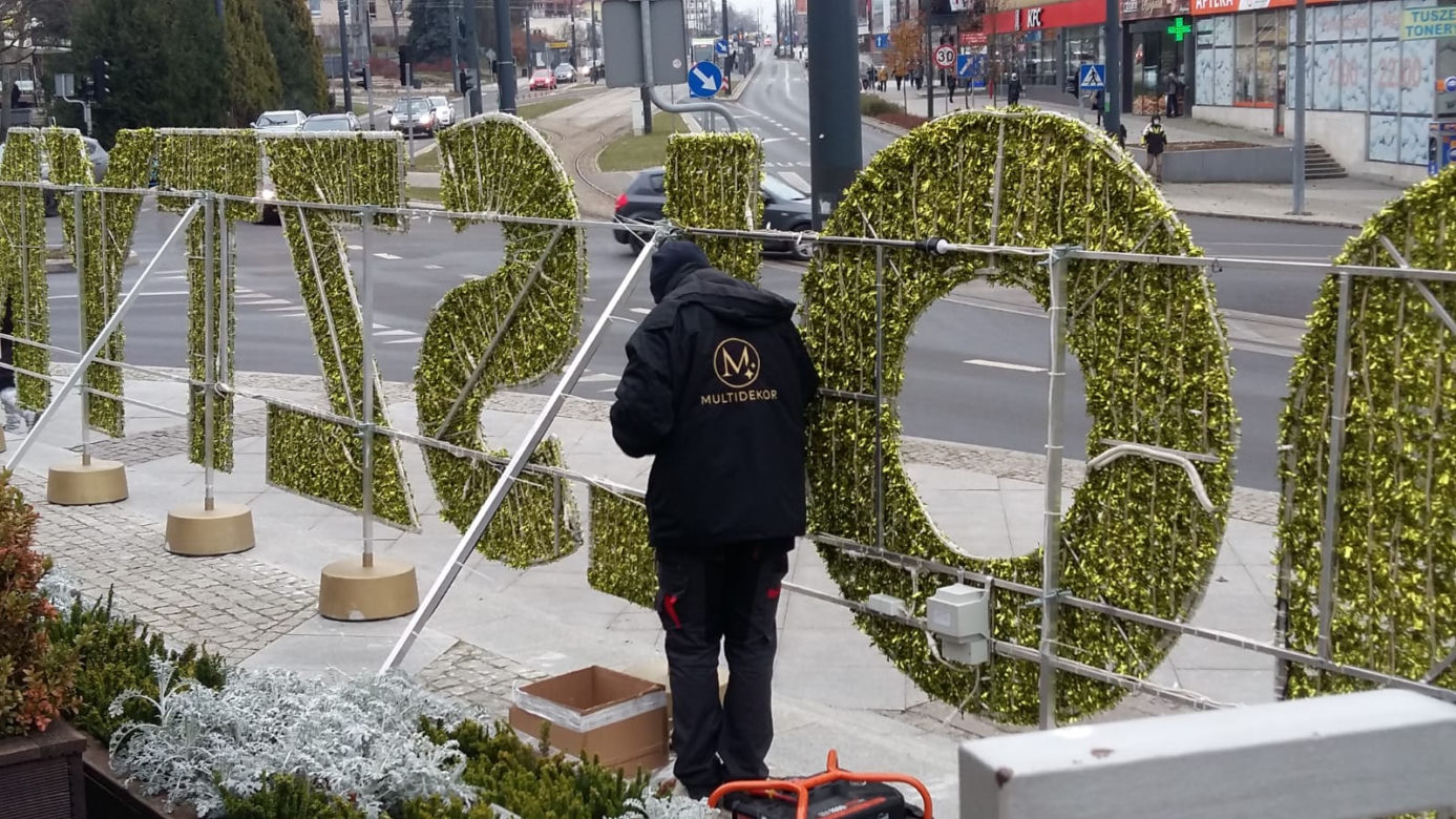 Centrum Olsztyna stroi się na święta