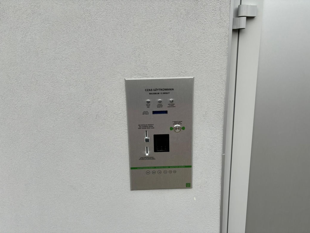 Nowa toaleta w centerum Nowego Sącza