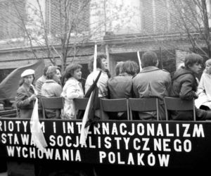 Pierwszomajowe pochody w Strachowicach