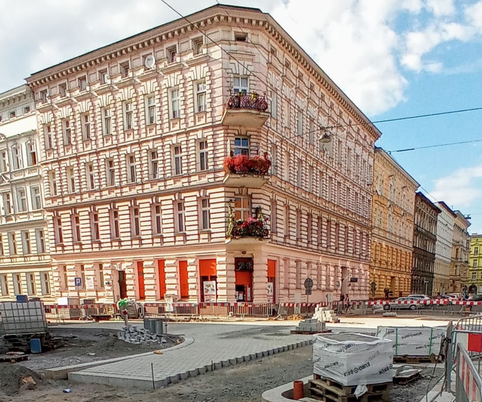 Przebudowa ulic w centrum Szczecina - lipiec 2020
