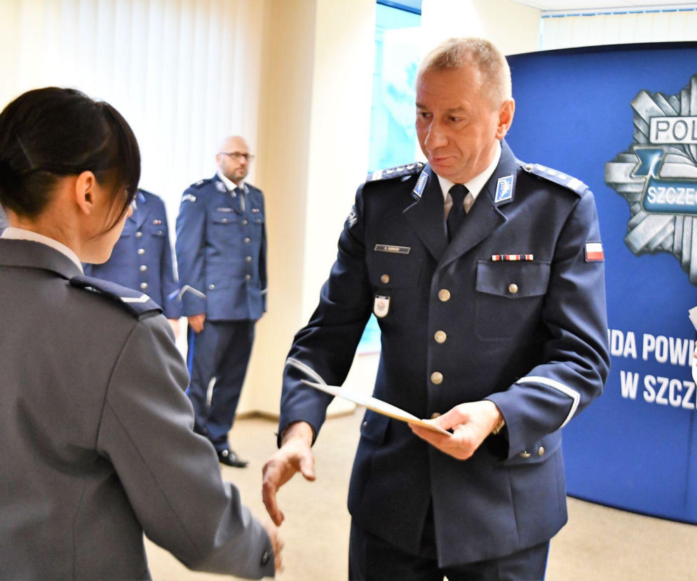 Komendant Krzysztof Sawicki KPP Szczecinek