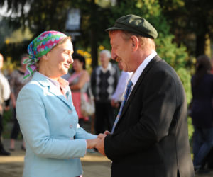 Ranczo 9 sezon odc. 117. Solejukowa (Katarzyna Żak), Solejuk (Sylwester Maciejewski)