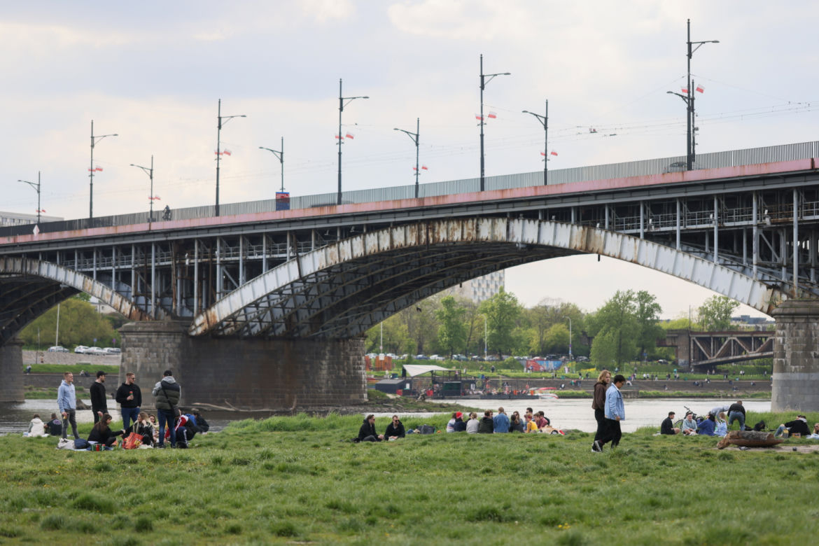 Majówka 2023 na plaży nad Wisłą