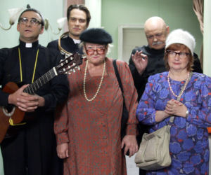 Stanisława Celińska z rodziną