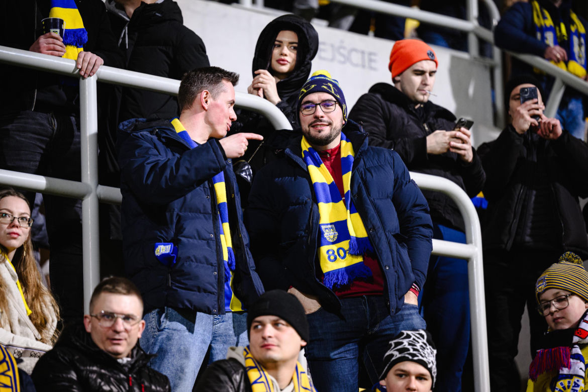 Arka Gdynia - Lechia Gdańsk: Zdjęcia kibiców z derbów Trójmiasta w ramach 23. kolejki PKO BP Ekstraklasy