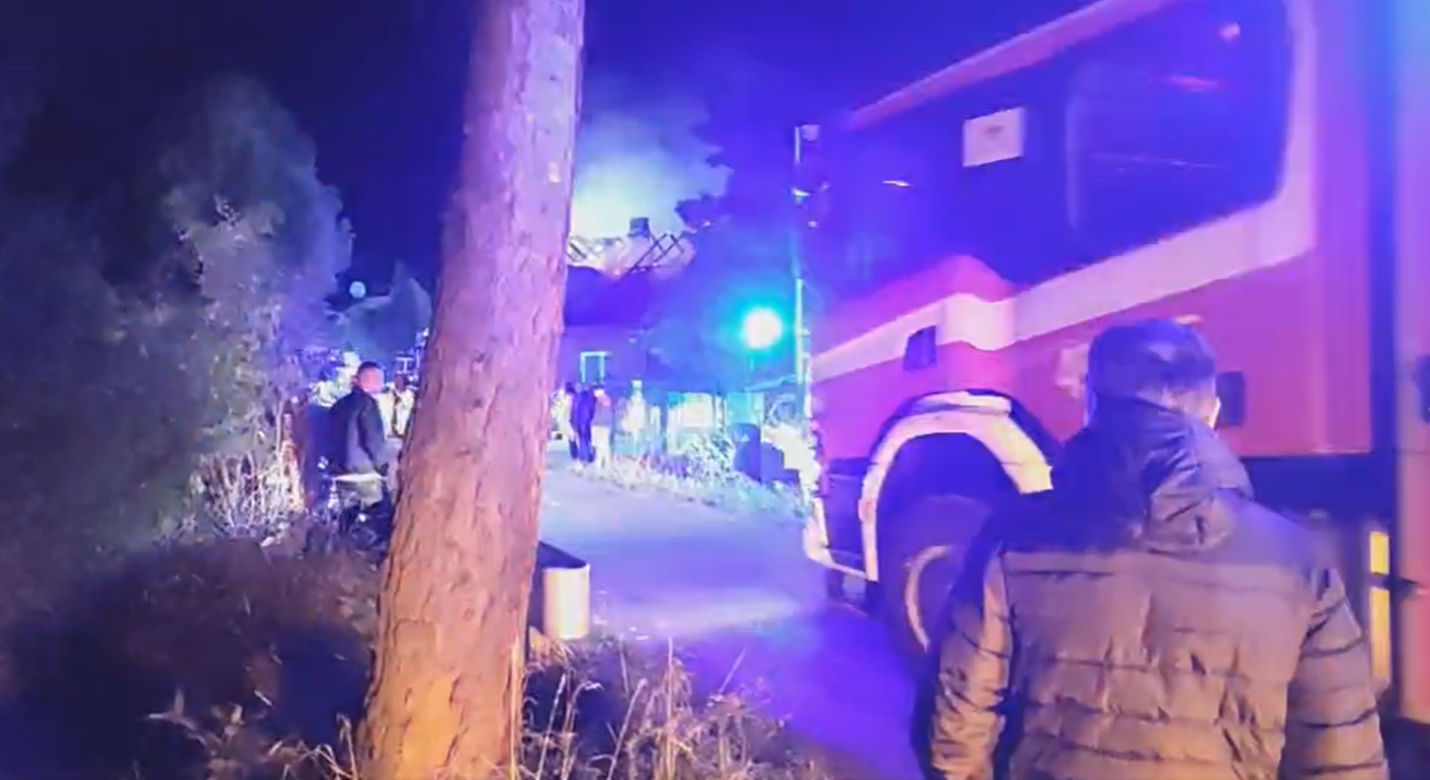Koszmarny pożar w Kuźnicy Starej pod Kłobuckiem. 7 osób straciło dom nad głową