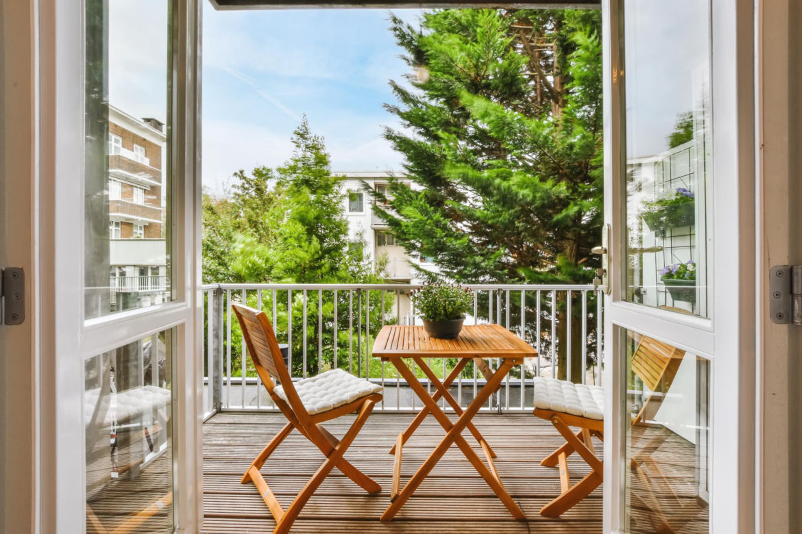 Składane meble na balkon
